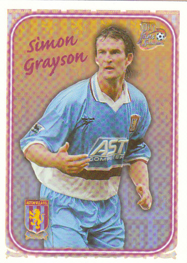 Simon Grayson Aston Villa 1997/98 Futera Fans' Selection Special Edition #SE02